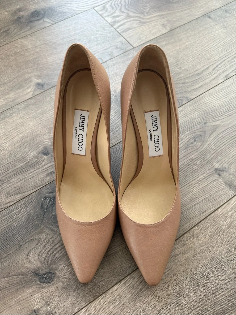 NWT Authentic Jimmy Choo Romy 85 Leather Pump Size 38.5